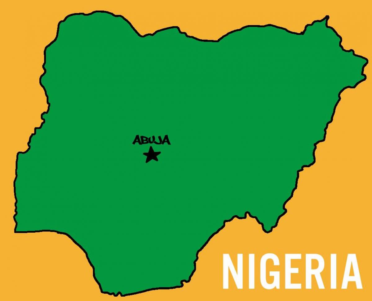 Carte de la capitale du nigeria 