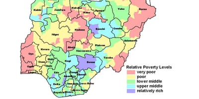 La carte économique du nigeria