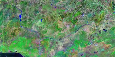 Carte du nigeria montagnes