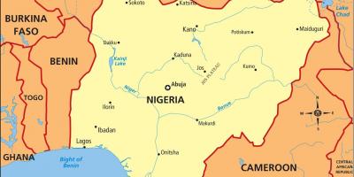 Carte du nigeria